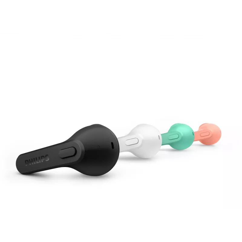 Philips 2000 series TAT2236BK Zestaw słuchawkowy bezprzewodowy dokanałowe Połączenia/Muzyka Bluetooth Czarny