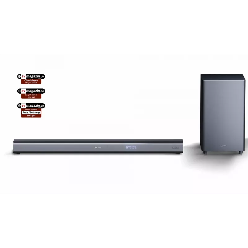 Soundbar Sharp HT-SBW460 Metaliczny 3.1 kanałów 440 W