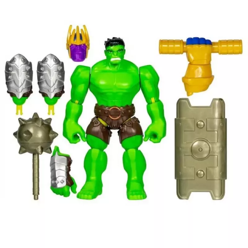 HASBRO Marvel MixMashers Avengers Hulk Mix-&-Match figurka akcji, wielokolorowa, dla dzieci od 4 lat