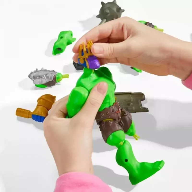 HASBRO Marvel MixMashers Avengers Hulk Mix-&-Match figurka akcji, wielokolorowa, dla dzieci od 4 lat