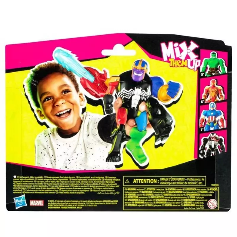 Marvel MixMashers Avengers Thanos Mix-&-Match, 4 lat(a), Wielokolorowy