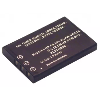 2-Power Bateria do aparatu cyfrowego 3,7 V 1150 mAh, 1000 mAh, 3,7 V, litowo-jonowa (Li-Ion)