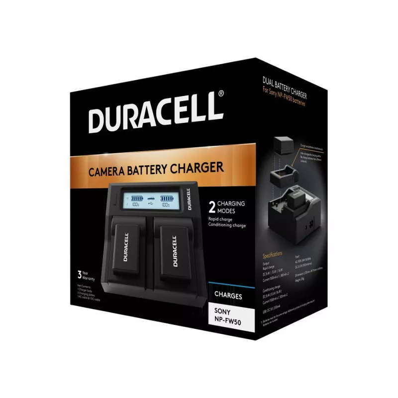 Ładowarka akumulatora Duracell DRS6120