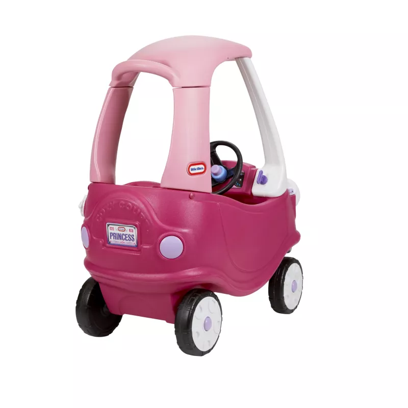 Little Tikes Cozy Coupe Princess, 1,5 roku, 4 koła, Plastik, Niebieski, Różowy, Biały