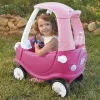 Little Tikes Cozy Coupe Princess, 1,5 roku, 4 koła, Plastik, Niebieski, Różowy, Biały