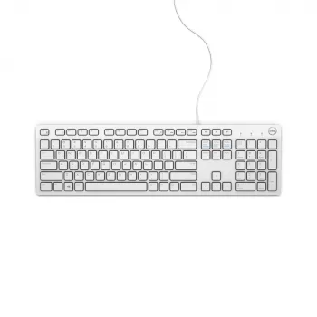 DELL KB216 klawiatura Uniwersalna USB QWERTY Nordycka Biała