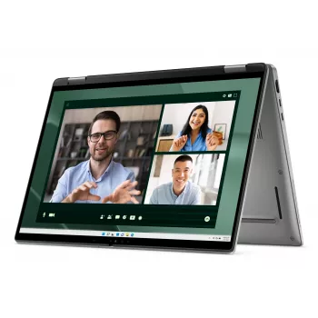 DELL Latitude 7450 2-w-1 Intel Core Ultra 7 165U Hybrydowy (2-w-1) 35,6 cm (14 cali) Ekran dotykowy Full HD+ 16 GB LPDDR5x-SDRAM 512 GB SSD Wi-Fi 7 (802.11be) Windows 11 Pro Niemiecki Szary