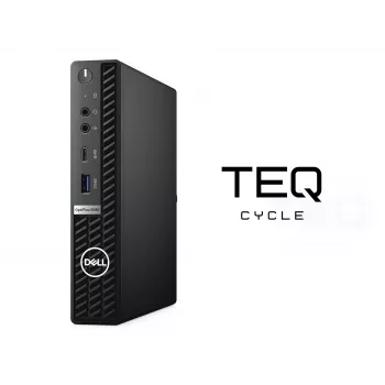 Teqcycle DELL OptiPlex 5080 Intel® Core™ i5 i5-10500T 16 GB DDR4-SDRAM 256 GB SSD Windows 11 Pro MFF Mini PC Czarny