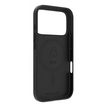 Ochronna tylna obudowa dbramante1928 Nuuk Pro MS dla Apple iPhone 17 Pro — kompatybilna z MagSafe, tworzywo sztuczne, czarna