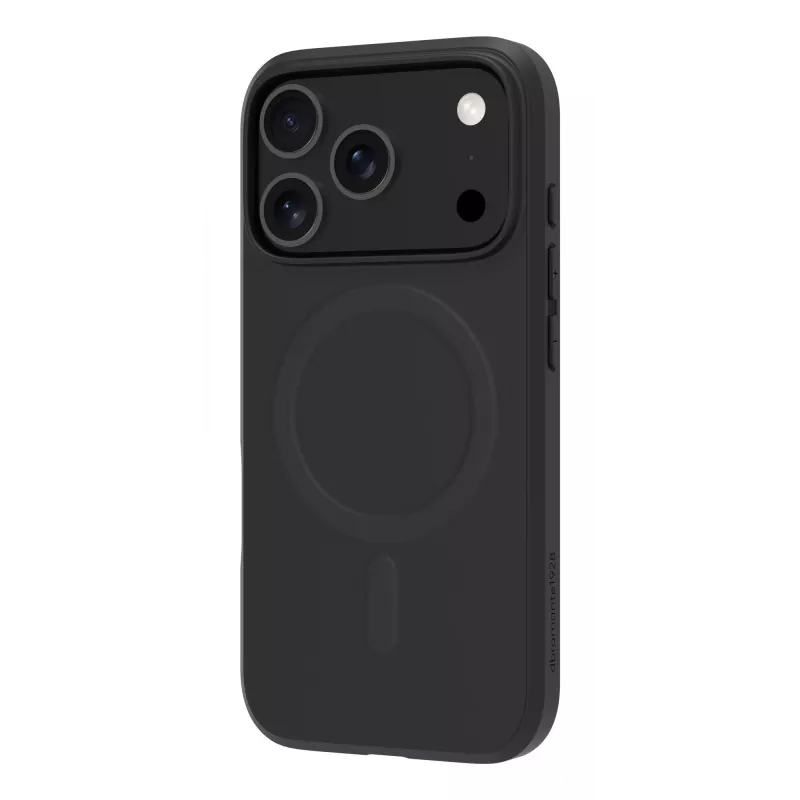Ochronna tylna obudowa dbramante1928 Nuuk Pro MS dla Apple iPhone 17 Pro — kompatybilna z MagSafe, tworzywo sztuczne, czarna