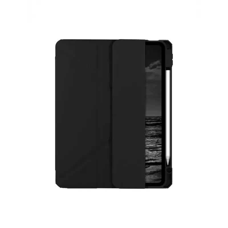 Etui z klapką d bramante LOIAICBL6825 do Apple iPad Air 11 cali (27,9 cm) — kompatybilne z M3/M2/5./4. generacją, tryb podstawki, 220 g