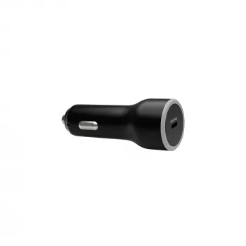 Ładowarka samochodowa USB-C 65W marki d bramante re-charge — gniazdo zapalniczki 12–24V, 1× USB-C, Czarny
