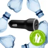 Ładowarka samochodowa USB-C 65W marki d bramante re-charge — gniazdo zapalniczki 12–24V, 1× USB-C, Czarny