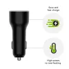 Ładowarka samochodowa USB-C 65W marki d bramante re-charge — gniazdo zapalniczki 12–24V, 1× USB-C, Czarny