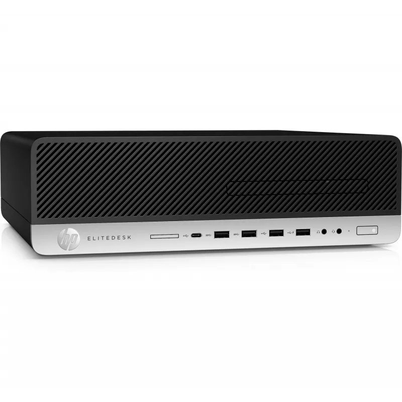 T1A HP EliteDesk 800 G3 Odnowiony Intel® Core™ i5 i5-7500 8 GB DDR4-SDRAM 240 GB SSD Windows 10 Pro SFF PC Czarny, Srebrny
