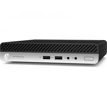 T1A HP ProDesk 400 G4 Odnowiony Intel® Core™ i5 i5-8400T 8 GB DDR4-SDRAM 256 GB SSD Windows 10 Pro Mini PC Czarny, Srebrny