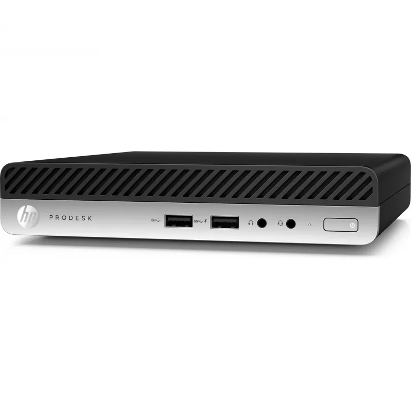 T1A HP ProDesk 400 G4 Odnowiony Intel® Core™ i5 i5-8400T 8 GB DDR4-SDRAM 256 GB SSD Windows 10 Pro Mini PC Czarny, Srebrny