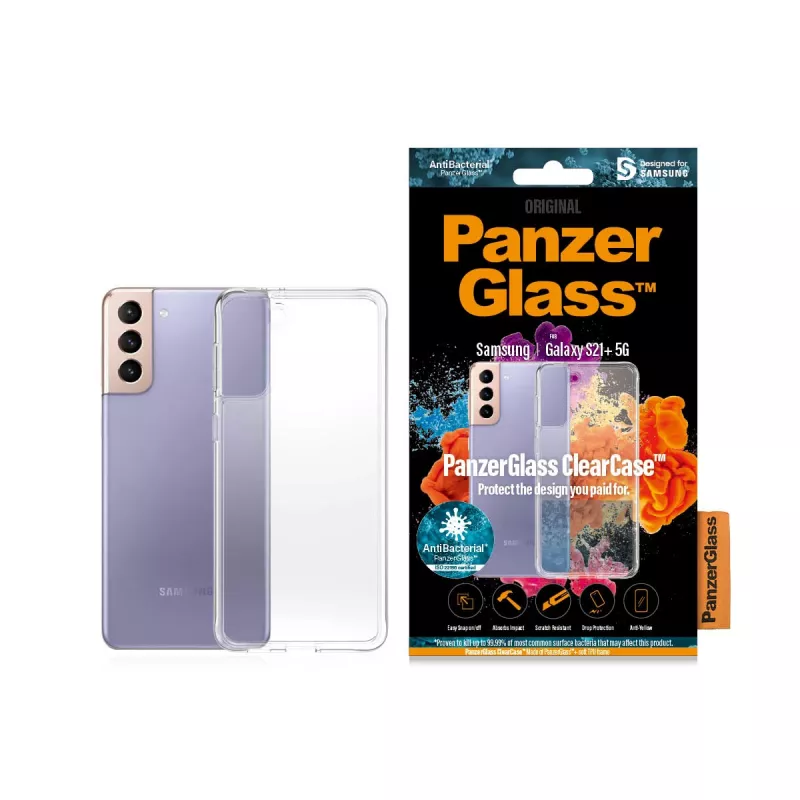 PanzerGlass® ClearCase™ Samsung Galaxy S21 Plus 5G, Pokrowiec, Samsung, Samsung - Galaxy S21+, Transparentny