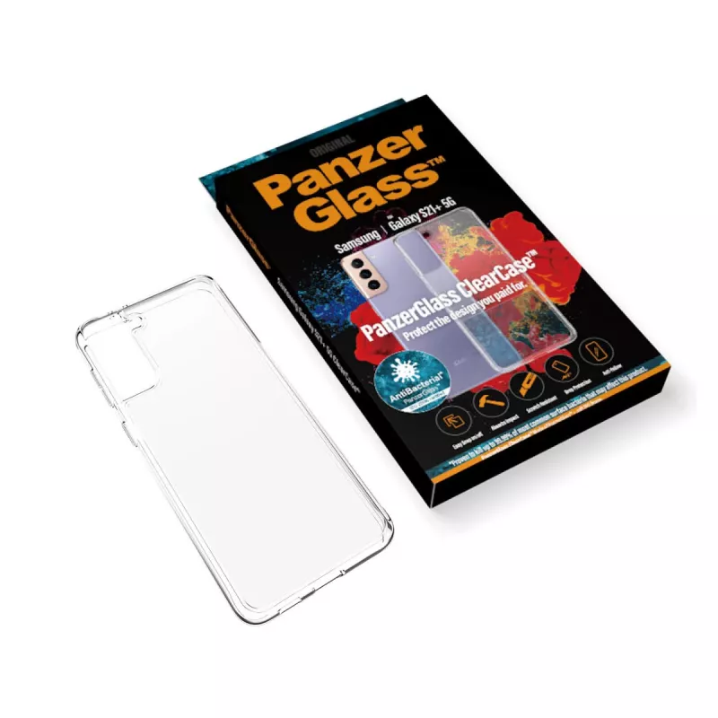 PanzerGlass® ClearCase™ Samsung Galaxy S21 Plus 5G, Pokrowiec, Samsung, Samsung - Galaxy S21+, Transparentny