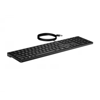 Klawiatura przewodowa HP Desktop 320K, pełnowymiarowa, USB, membranowa, czarna