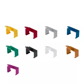 Lanview Klipsy do serii cienki & Bendable 20 szt. Zielony Plastik 150 mm 20 szt.