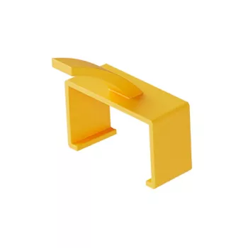 Lanview klipsy do serii cienki i Bendable 20 szt. Żółty Plastik 150 mm 20 szt.