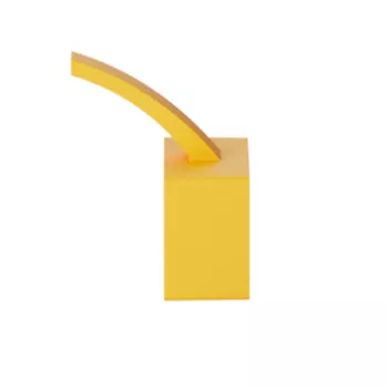 Lanview klipsy do serii cienki i Bendable 20 szt. Żółty Plastik 150 mm 20 szt.