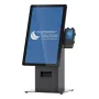 Zestaw kioskowy Ergonomic Solutions SpacePole Mini Kiosk Countertop Czarny Metal