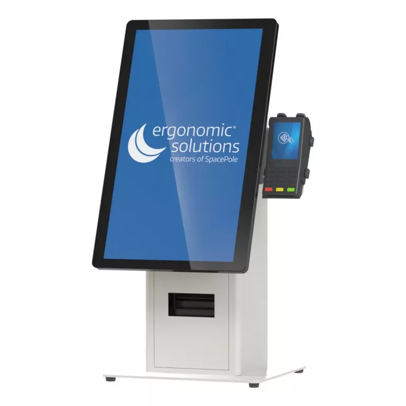 Zestaw kioskowy Ergonomic Solutions SpacePole Mini Kiosk Countertop Czarny Metal