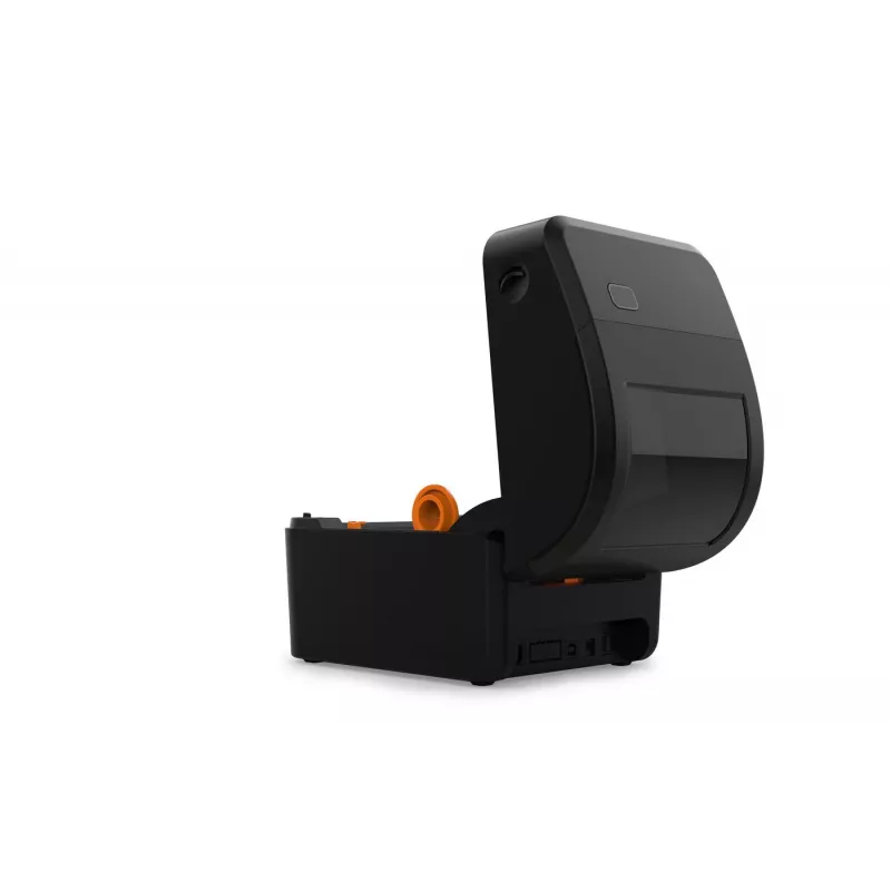 Drukarka etykiet Capture CA-RP420 — termiczna bezpośrednia 203 dpi biurkowa z USB, szeregowym, Ethernet (czarna)