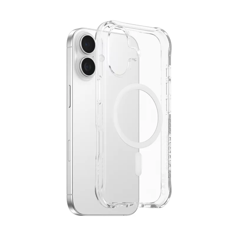 PanzerGlass CARE™ by ® Samba etui Transparent z białą wkładką MagSafe iPhone 17 | Bulk
