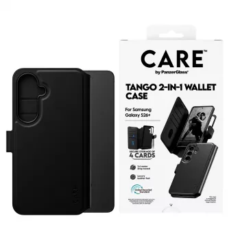 PanzerGlass CARE™ by ® Tango 2-w-1 Etui-portfel z Qi Samsung Galaxy S26+