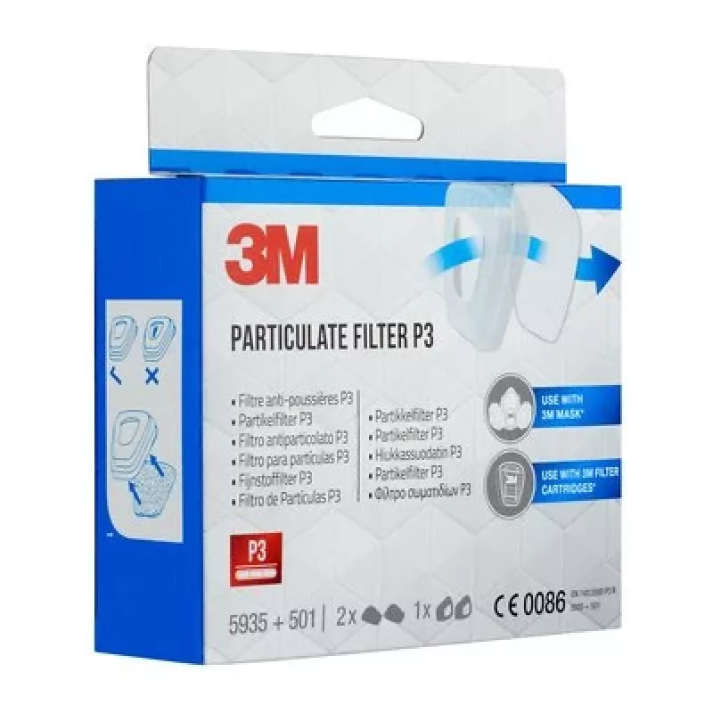 Filtr cząstek stałych 3M 5935 P3, 2 szt.