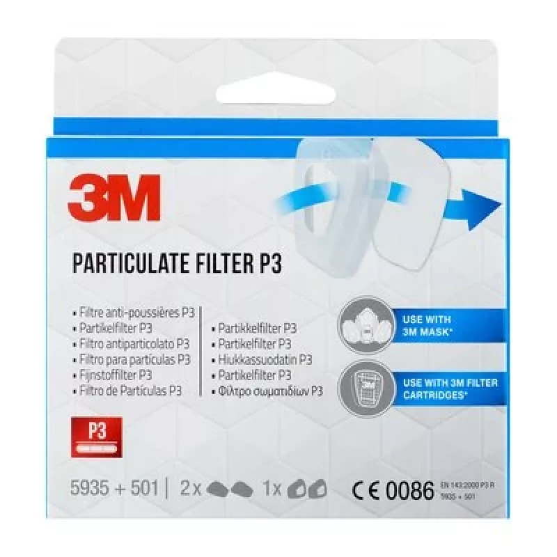 Filtr cząstek stałych 3M 5935 P3, 2 szt.
