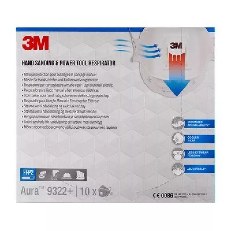 3M 9322PRO5 reusable respirator FFP2 Half facepiece respirator Air-purifying respirator