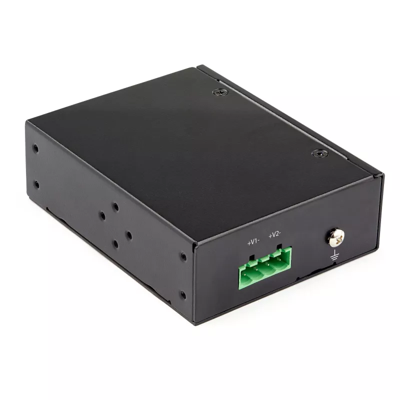 Przemysłowy Gigabitowy Iniektor PoE StarTech.com - Wysoka Prędkość/Wysoka Moc 90W - 802.3bt PoE++ 52V-56VDC Szyna DIN UPoE/Ultra Power Over Ethernet Adapter Iniektor -40°C do +75°C Niezawodny