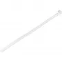 StarTech.com 10 cali (25 cm) opaski zaciskowe wielokrotnego użytku – szerokość 1/4 cala (7 mm), średnica wiązki 2-1/2 cala (65 mm), wytrzymałość na rozciąganie 50 funtów (22 kg), opaski nylonowe zwalniane, wewnątrz/na zewnątrz, 94V-2/UL Listed, 100 sztuk – białe