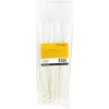StarTech.com 10 cali (25 cm) opaski zaciskowe wielokrotnego użytku – szerokość 1/4 cala (7 mm), średnica wiązki 2-1/2 cala (65 mm), wytrzymałość na rozciąganie 50 funtów (22 kg), opaski nylonowe zwalniane, wewnątrz/na zewnątrz, 94V-2/UL Listed, 100 sztuk – białe