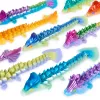 CrystaLynx Smoki, 9-calowa kolekcjonerska ruchoma figurka smoka dla dzieci i dorosłych, pudełko-niespodzianka, zabawki sensoryczne do biura domowego i dekoracji biurka (wzory mogą się różnić)