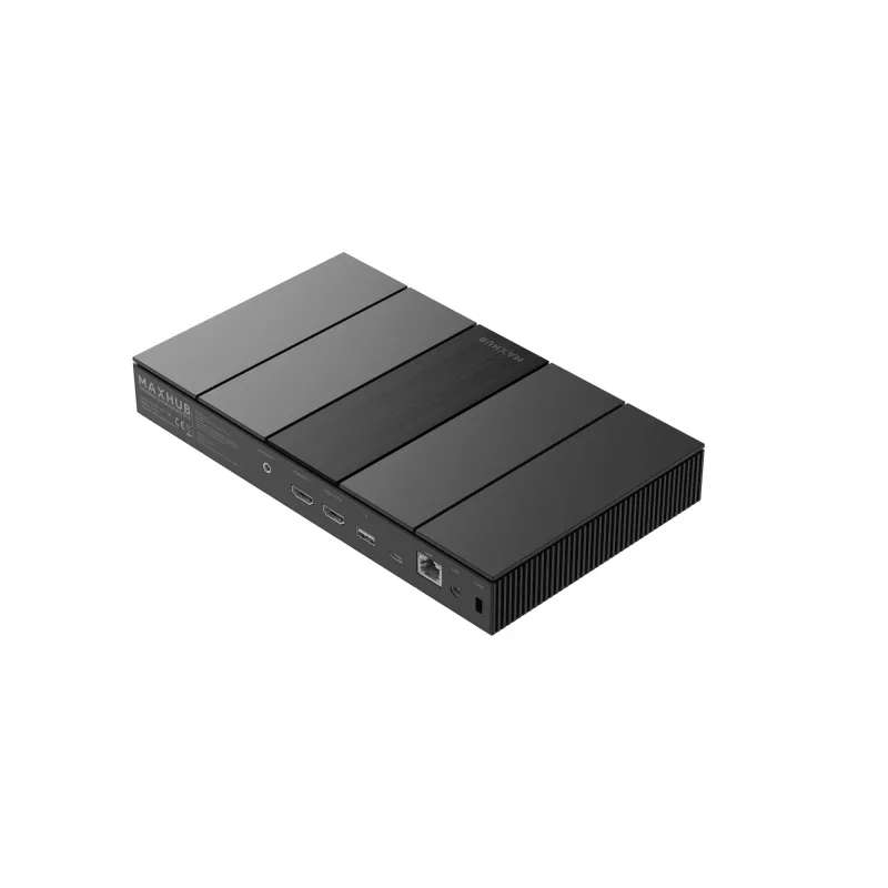 MAXHUB WB05 4K BYOM Screen Sharing Box, czarny, dwuzakresowy (2.4 GHz / 5 GHz), przewodowy i bezprzewodowy
