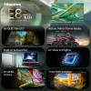 Hisense 85E8S 85-calowy telewizor ULED 4K Mini LED Smart TV, 3840×2160, 400 cd/m², Wi‑Fi, HomeOS (Szary)