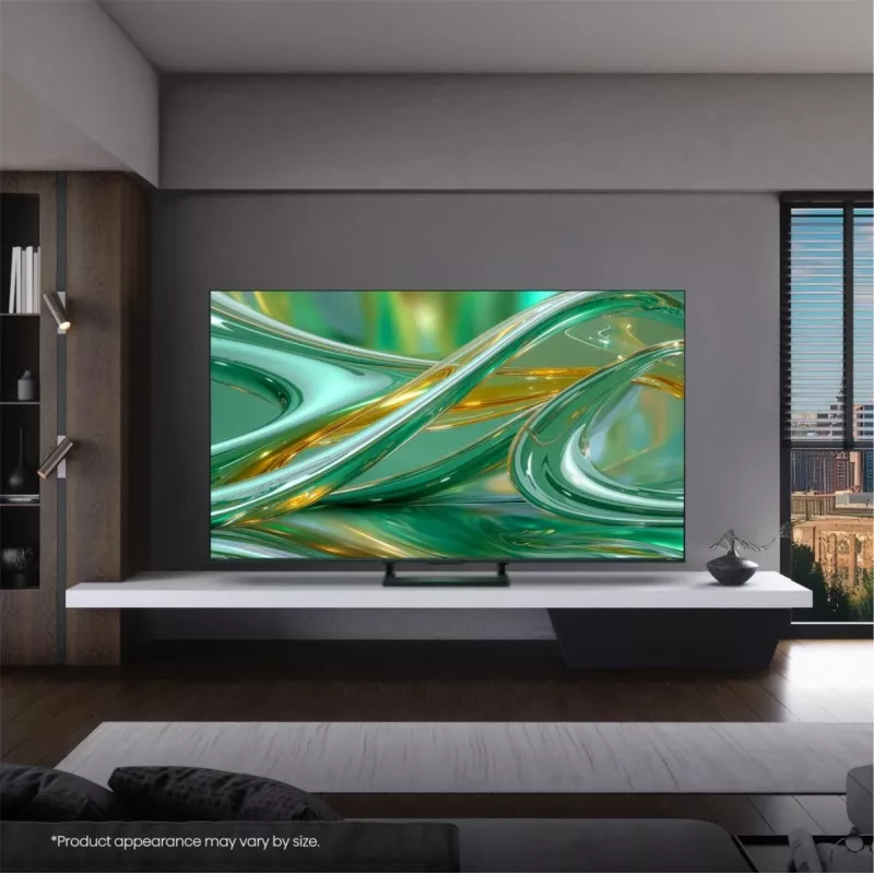 Hisense 85E8S 85-calowy telewizor ULED 4K Mini LED Smart TV, 3840×2160, 400 cd/m², Wi‑Fi, HomeOS (Szary)