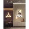 Inteligentna lampa ścienna Govee Glide Hexagon Light Panels Ultra zestaw rozszerzający — Wi‑Fi/Bluetooth, wejście 36V, szary
