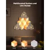 Inteligentna lampa ścienna Govee Glide Hexagon Light Panels Ultra zestaw rozszerzający — Wi‑Fi/Bluetooth, wejście 36V, szary