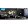 Inteligentna lampa ścienna Govee Glide Hexagon Light Panels Ultra zestaw rozszerzający — Wi‑Fi/Bluetooth, wejście 36V, szary