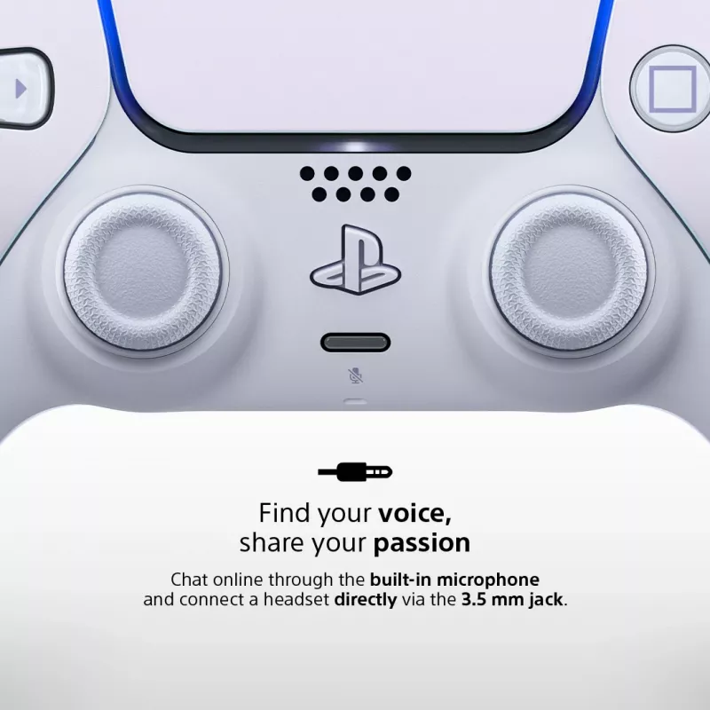 Sony DualSense v3 Pearl Bluetooth/USB Gamepad Analogowy / Cyfrowy PlayStation 5