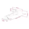 Uchwyt do projektora Multibrackets M Projector Mount Short Throw Deluxe 300-700 Medium Wall Mount 25 kg Biały