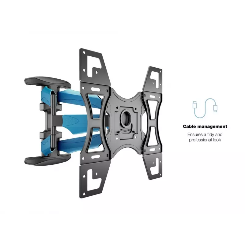 Uchwyt do montażu na ścianie MULTIBRACKETS M VESA Flexarm Full Motion Dual 400x400 do ekranów 40–70 cali, 45 kg, czarny