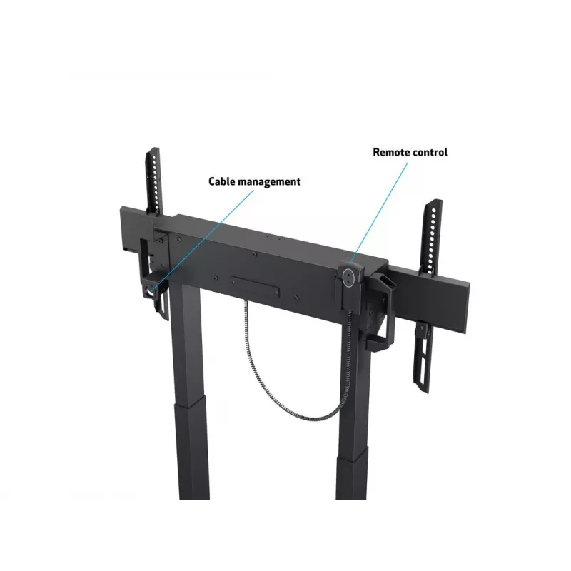 Multibrackets M Motorized Floorstand 60kg Czarny Maks. waga 60 kg Min. ekran 94 cm Maks. ekran 2,29 m