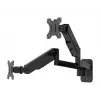 Multibrackets M Uchwyt do monitora na ścianę Basic Dual 16 kg 17-32 cali Czarny